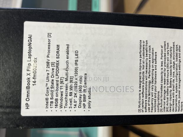 New Laptop HP OmniBook Ultra Flip 14" 16GB Intel Core Ultra 7 SSD 1T photo 3