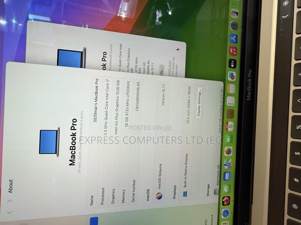 Laptop Apple MacBook Pro 2020 16GB Intel Core I7 SSHD (Hybrid) 512GB photo 4
