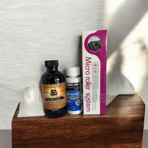 Derma Roller + Minoxidil + Castor Oil – Elite Growth Enhancement” · Photo 2