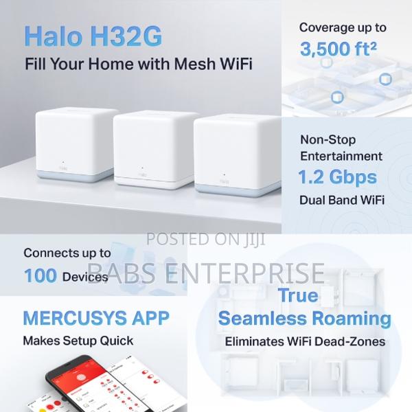 Mercusys Halo H32gac1200 Whole Home Mesh Wi-fi System 3 Pack photo 6