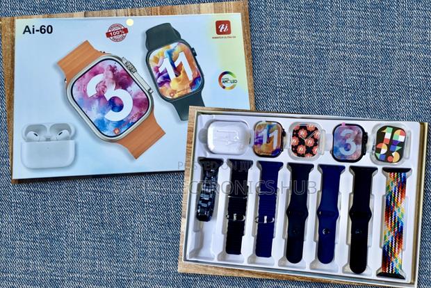 Ai-60 Suit With 2 Smart Watch+1 Airpod+7 Straps photo 2