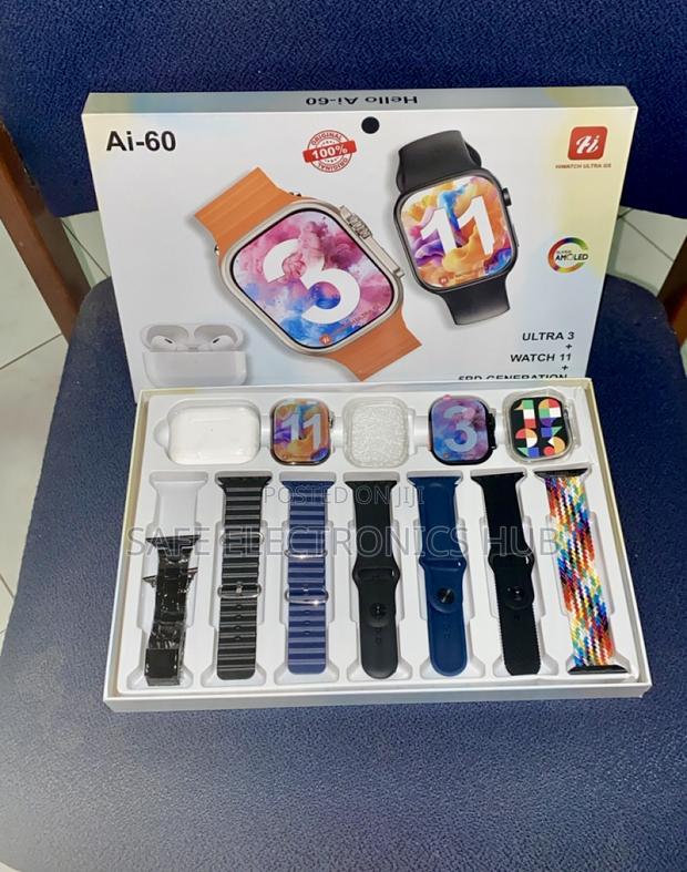 Ai-60 Suit With 2 Smart Watch+1 Airpod+7 Straps photo 5