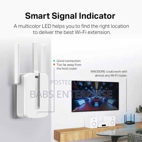 Mercusys Mw300re 300 Mbps Wi-fi Range Extender photo 4