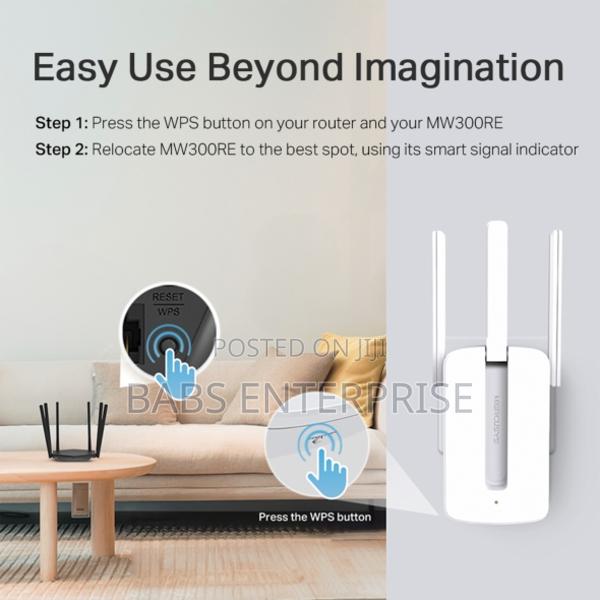 Mercusys Mw300re 300 Mbps Wi-fi Range Extender photo 5
