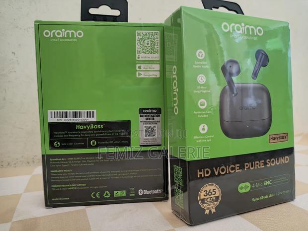 Oraimo Spacebuds Air+ Metallic Texture Ipx4 True Wireless Earbuds photo 3