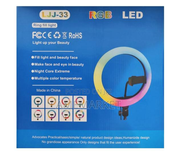 14 Inches RGB Ring Light for Phone Youtube Video/Streaming Shooting · Photo 4
