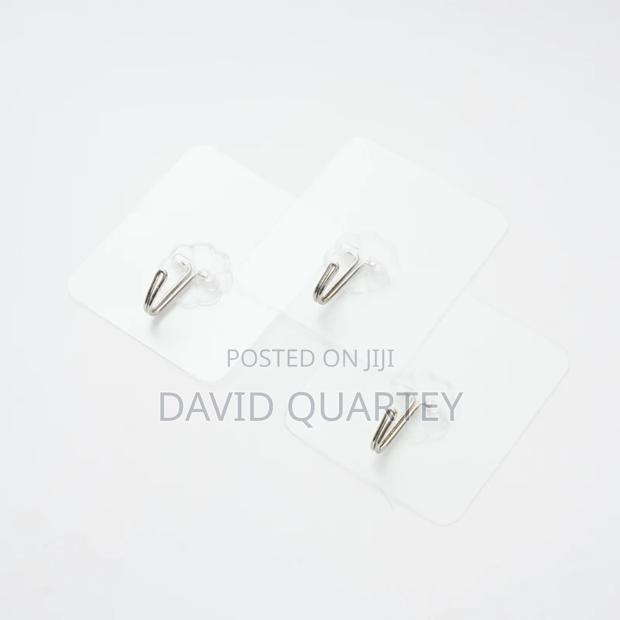 Mounted Sticky Wall Adhesive Hook(4 Pieces) photo 4