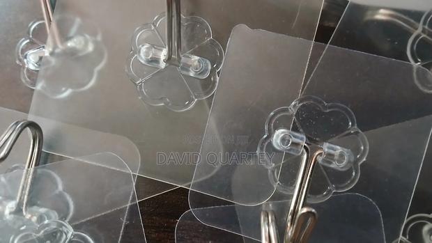Mounted Sticky Wall Adhesive Hook(4 Pieces) photo 3