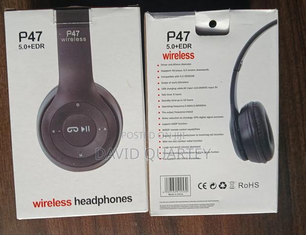 P47 Wireless Bluetooth Headset photo 2