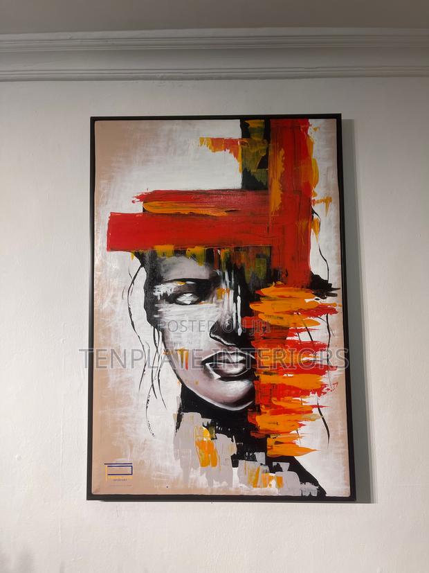 The Quiet Burn Art 3x2ft