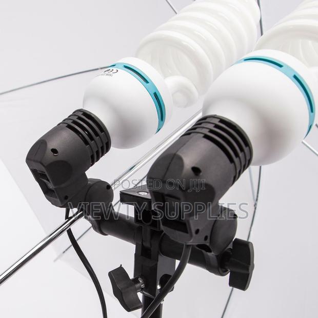 E27 Double Light Socket With Swivel Mount for Photography Studio photo 3