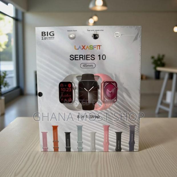 Laxasfit Series 10 Smart Watch With 8 Straps(748486) photo 2