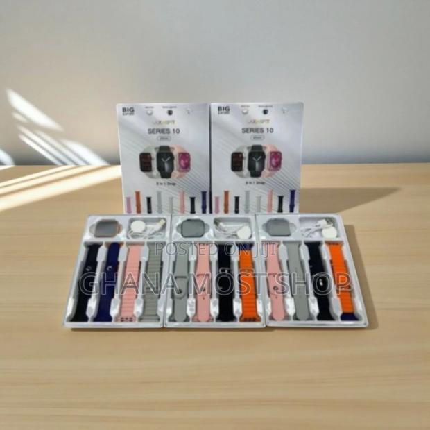 Laxasfit Series 10 Smart Watch With 8 Straps(748486) photo 3