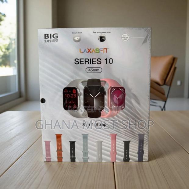 Laxasfit Series 10 Smart Watch With 8 Straps(527686) photo 3