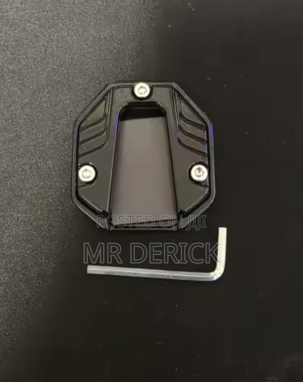Motorcycle Parking Kickstand Extender Foot Stand Pad Support Plate