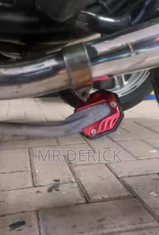 Motorcycle Parking Kickstand Extender Foot Stand Pad Support Plate photo 5