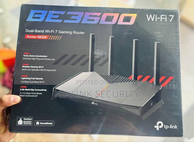 Tplink Wifi-7 Dual Band Router Archer Ge230 Gaming Router