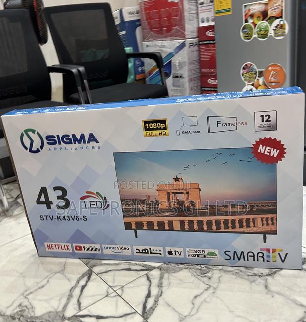 Durable Best 43” Smart Full Hd Led Android Sigma Sig-K43v6-S Tv · Photo 3