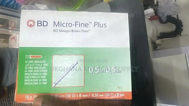 Insulin Syringe 30g, 31g. Needle Size photo 2