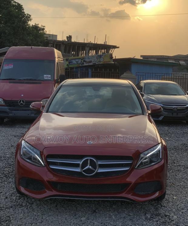 Mercedes-Benz C300 Sport 4Matic Sedan AWD (2.0L 4cyl 7A) 2017 Maroon
