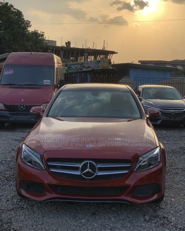 Mercedes-Benz C300 Sport 4Matic Sedan AWD (2.0L 4cyl 7A) 2017 Maroon