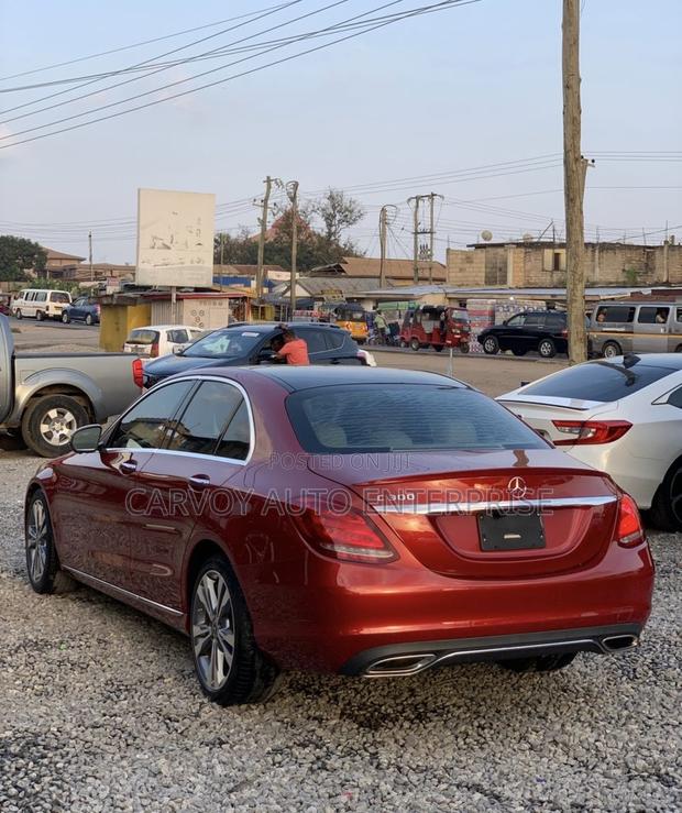 Mercedes-Benz C300 Sport 4Matic Sedan AWD (2.0L 4cyl 7A) 2017 Maroon