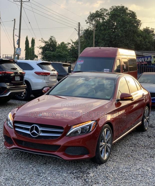 Mercedes-Benz C300 Sport 4Matic Sedan AWD (2.0L 4cyl 7A) 2017 Maroon