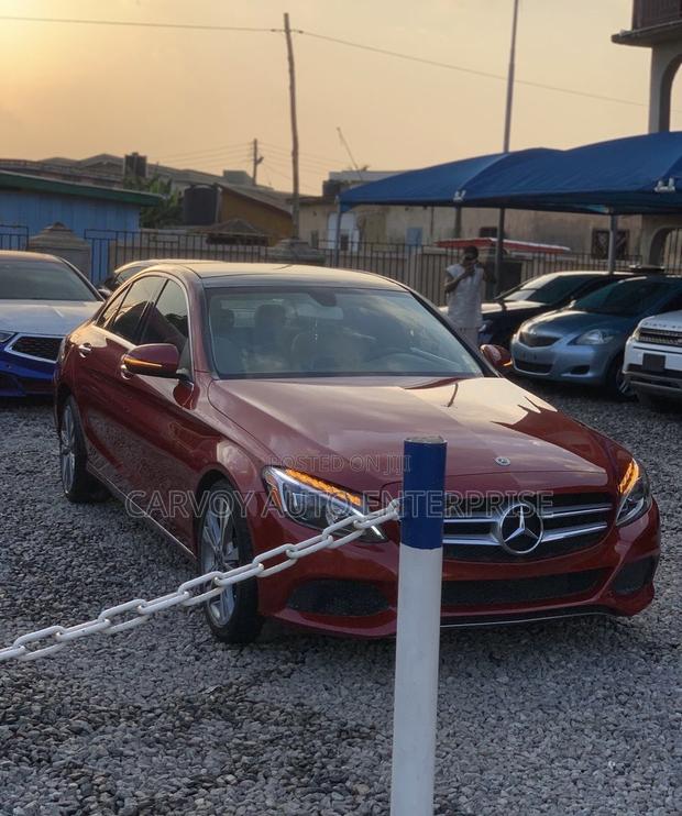 Mercedes-Benz C300 Sport 4Matic Sedan AWD (2.0L 4cyl 7A) 2017 Maroon