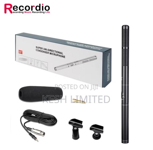 Bestshoot Condenser Interview Microphone Photography Shotgun Mic