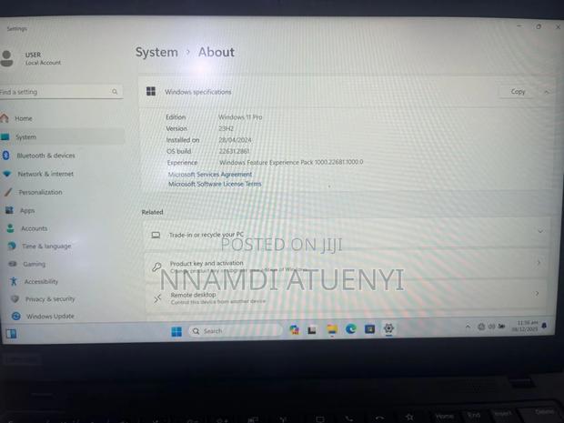 Laptop Lenovo ThinkPad X1 Carbon 16GB Intel Core I7 SSD 512GB photo 3