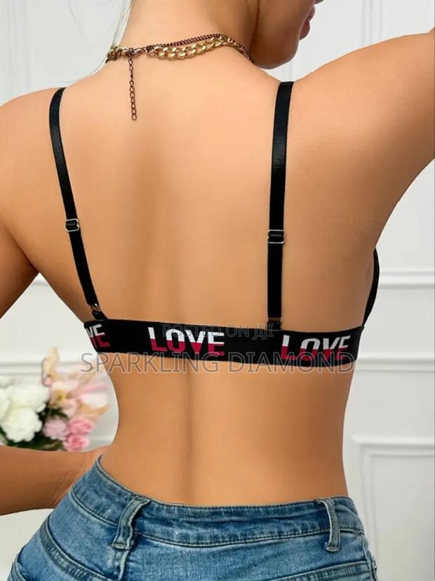 Love Front-clip Push-up Bralette – Size M Only (Black)