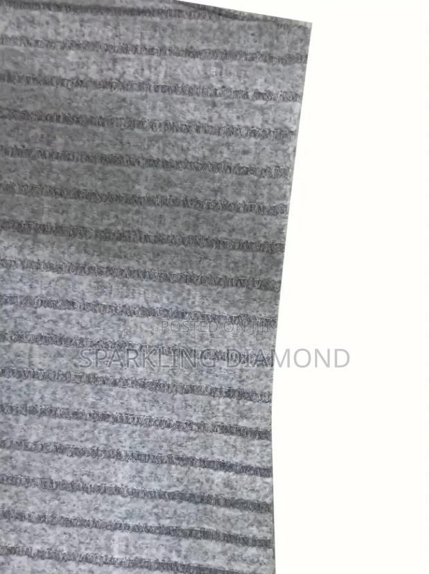 Grey Ribbed Bodycon Knit Skirt – High Waist | Stretchy photo 3