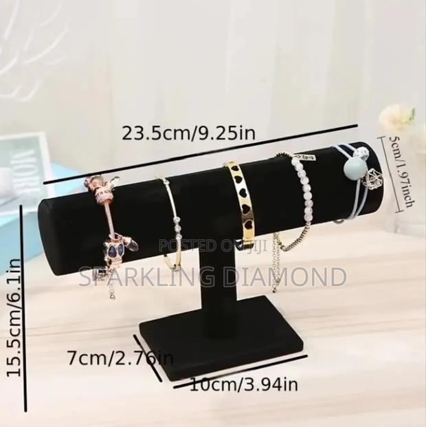 Velvet Jewelry Display Stand – 1 Tier