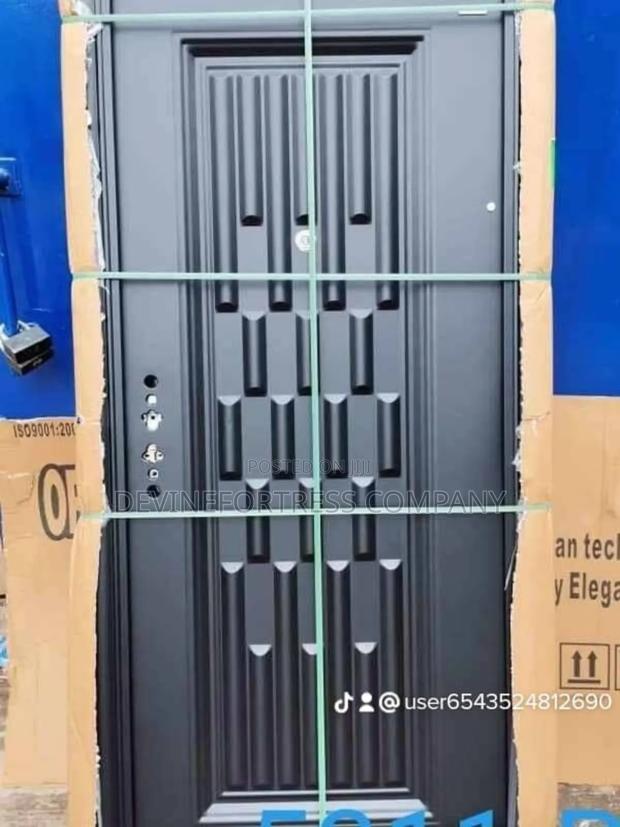 High Quality Sed Original Black Security Doors Single// Df