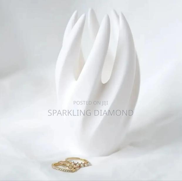 Minimalist Ring Display Hand — Premium Jewelry Stand photo 2