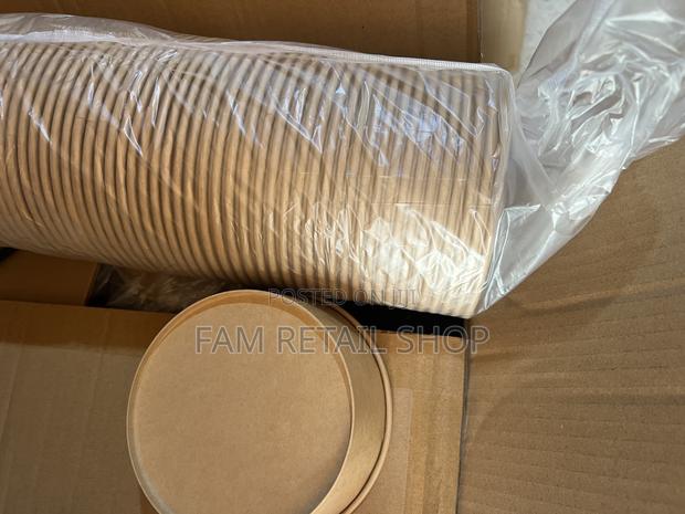 Kraft Paper Bowl + Lid(3 Sizes Available!) for Salad, Noodle, Rice Etc · Photo 4