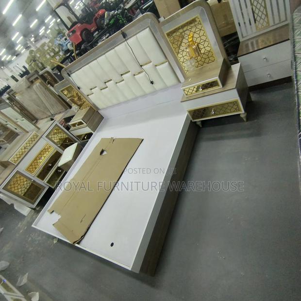 Bedroom Complete Set, Bedframe, Dresser, Wardrobe, 2bedside Nightstand photo 5