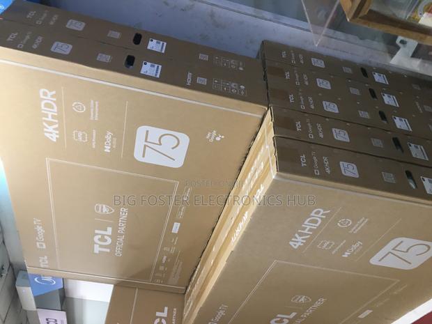 Hilarious, TCL Smart 75 Android HDR Tv “Google Tv