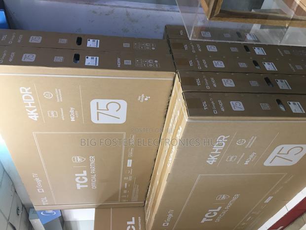 Massive , TCL Smart 75 .P6k Android ~Hdr Google Tv
