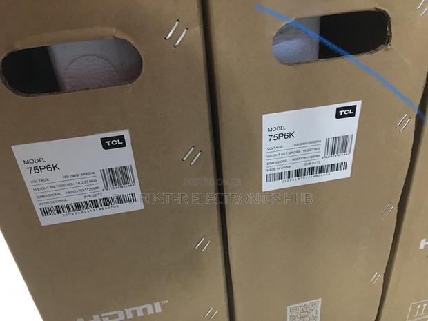 Admirable, TCL Smart, 75 P6k Android -Google HDR Tv photo 2