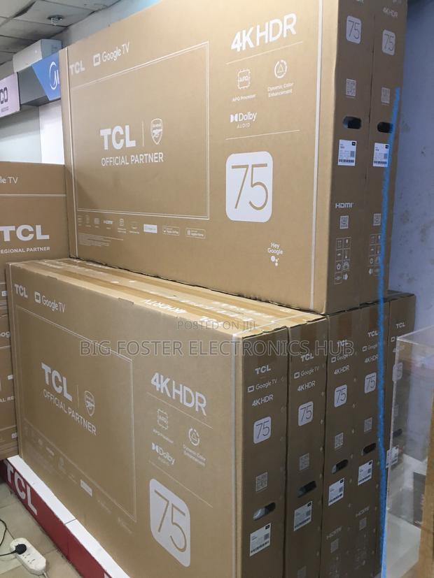 New Arrivals, TCL 75 Smart Android _Hdr Google Tv