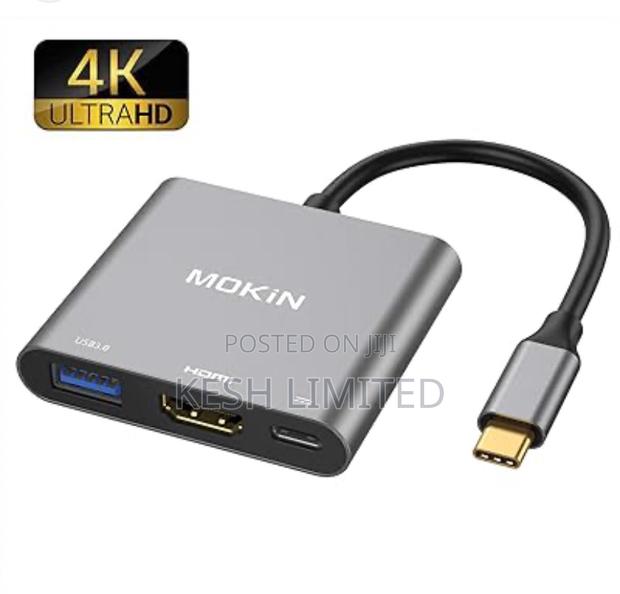 4-in-1 Usb-C Hub With Hdmi , Vga 1080p, Usb 3.0, photo 2