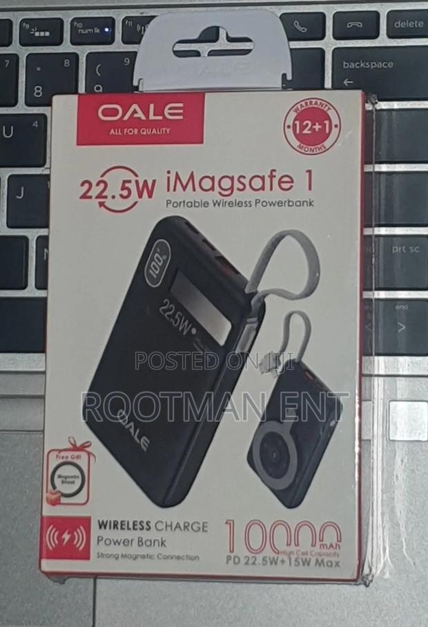 Oale Quality 10,000mah Powerbank (Supports Wireless Charging)