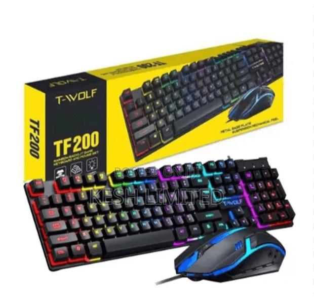 T-Wolf Tf200 RGB Gaming Keyboard Mouse Combo