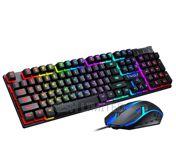 T-Wolf Tf200 RGB Gaming Keyboard Mouse Combo photo 2