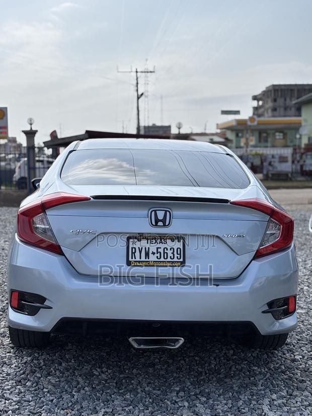 Honda Civic Sport Sedan 2020 Silver photo 7