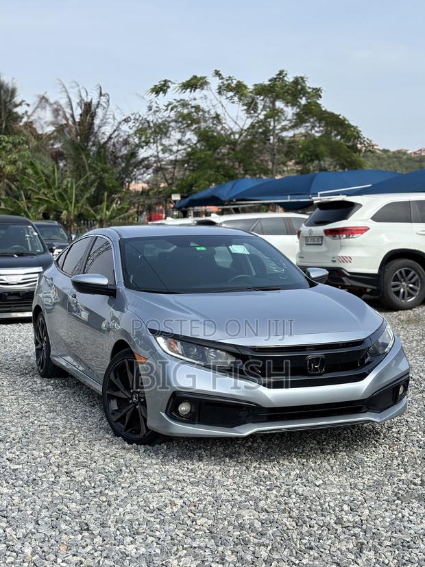 Honda Civic Sport Sedan 2020 Silver photo 8