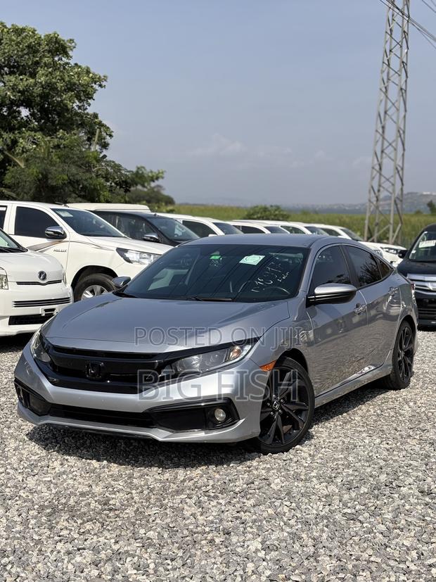 Honda Civic Sport Sedan 2020 Silver photo 9