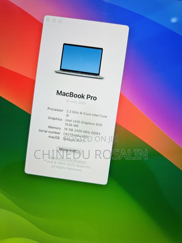Laptop Apple MacBook Pro 2019 16GB Intel Core I9 SSD 512GB photo 4