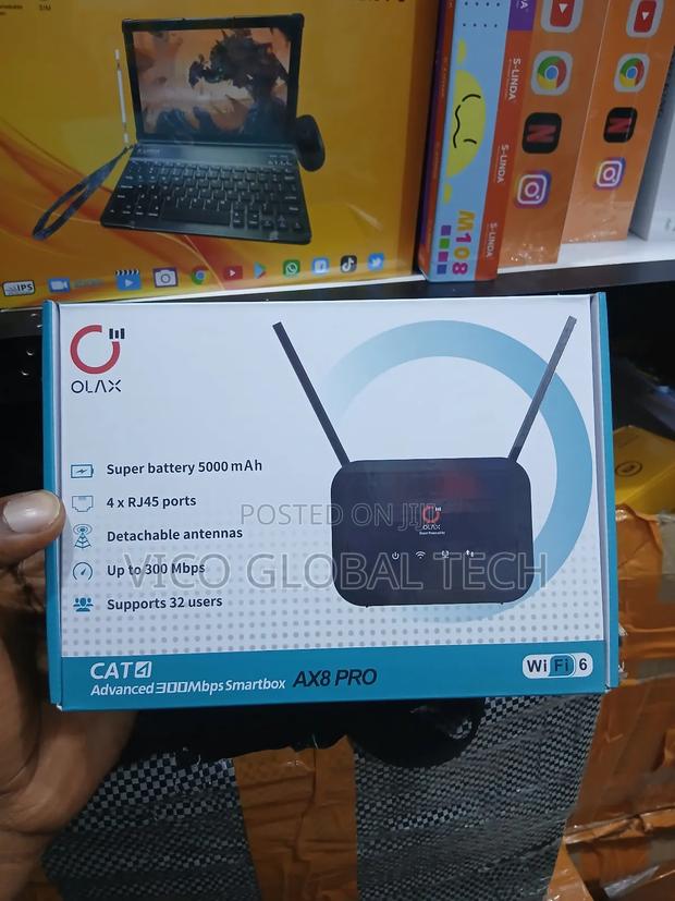 Olax 4g Ax8 Pro Sim Router · Photo 1